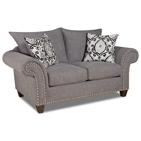 Loveseat with Traditional Style